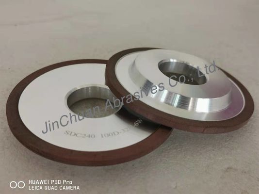 100mm 3A1 flacher Bogen Diamond Grinding Wheel Resin Bonded für Kreissägeblatt